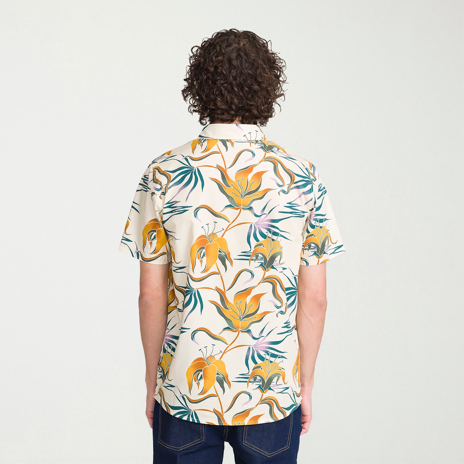 VOLCOM Mens Short Sleeve Regular Fit Button-Down Shirt