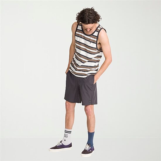 VOLCOM Mens Round Neck Sleeveless Tank Top