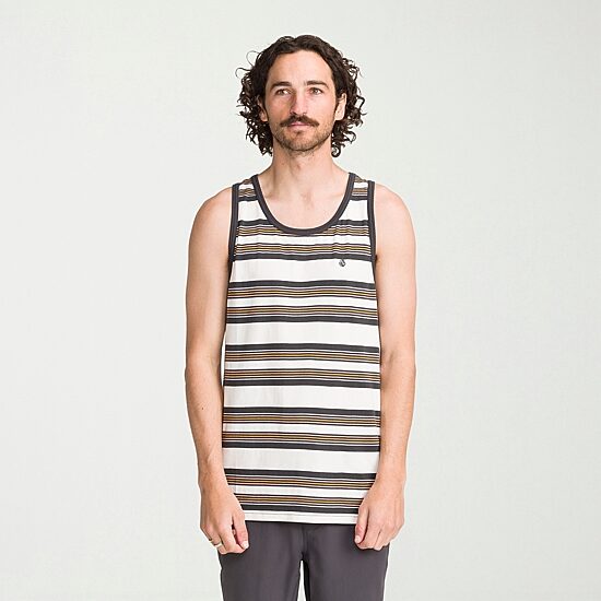 VOLCOM Mens Round Neck Sleeveless Tank Top