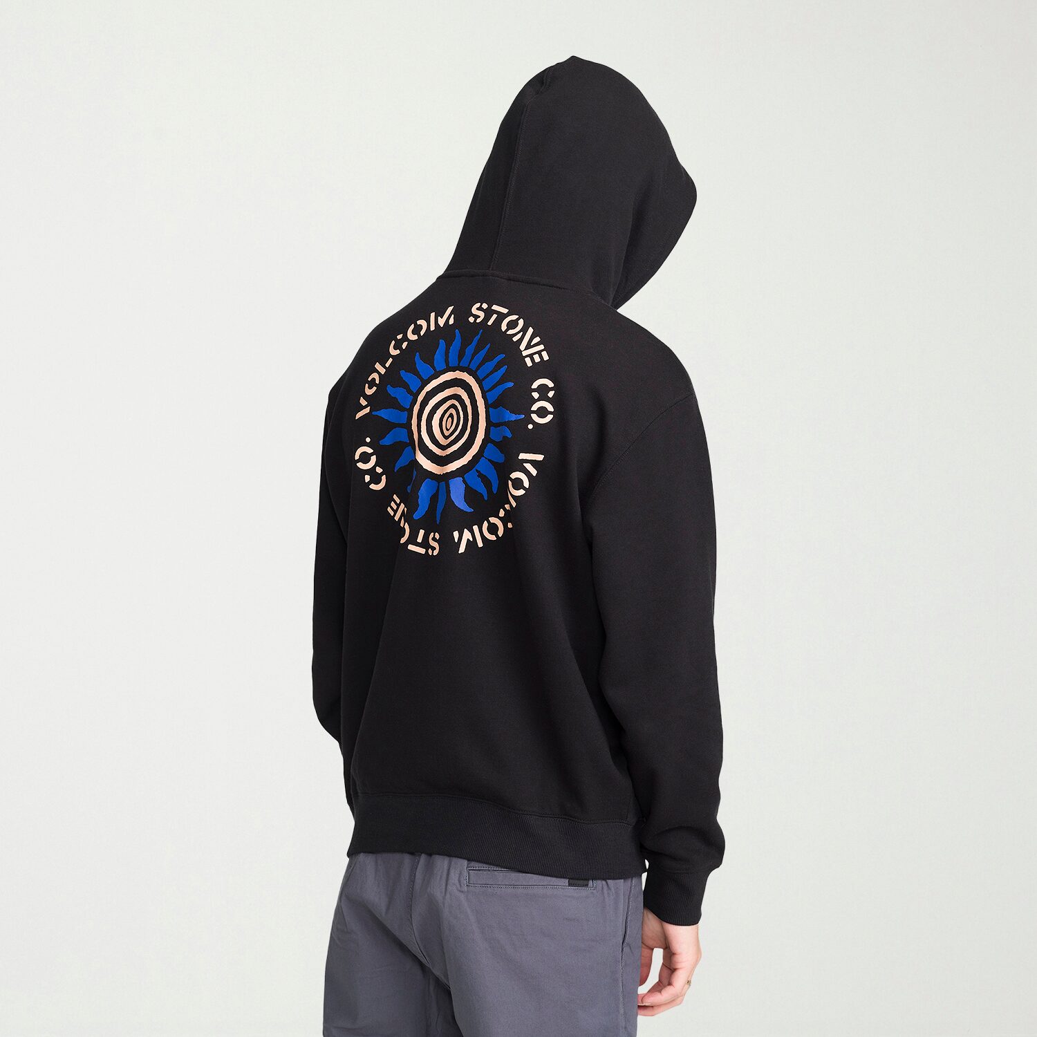 VOLCOM Mens Long Sleeve Fleece Hoodie