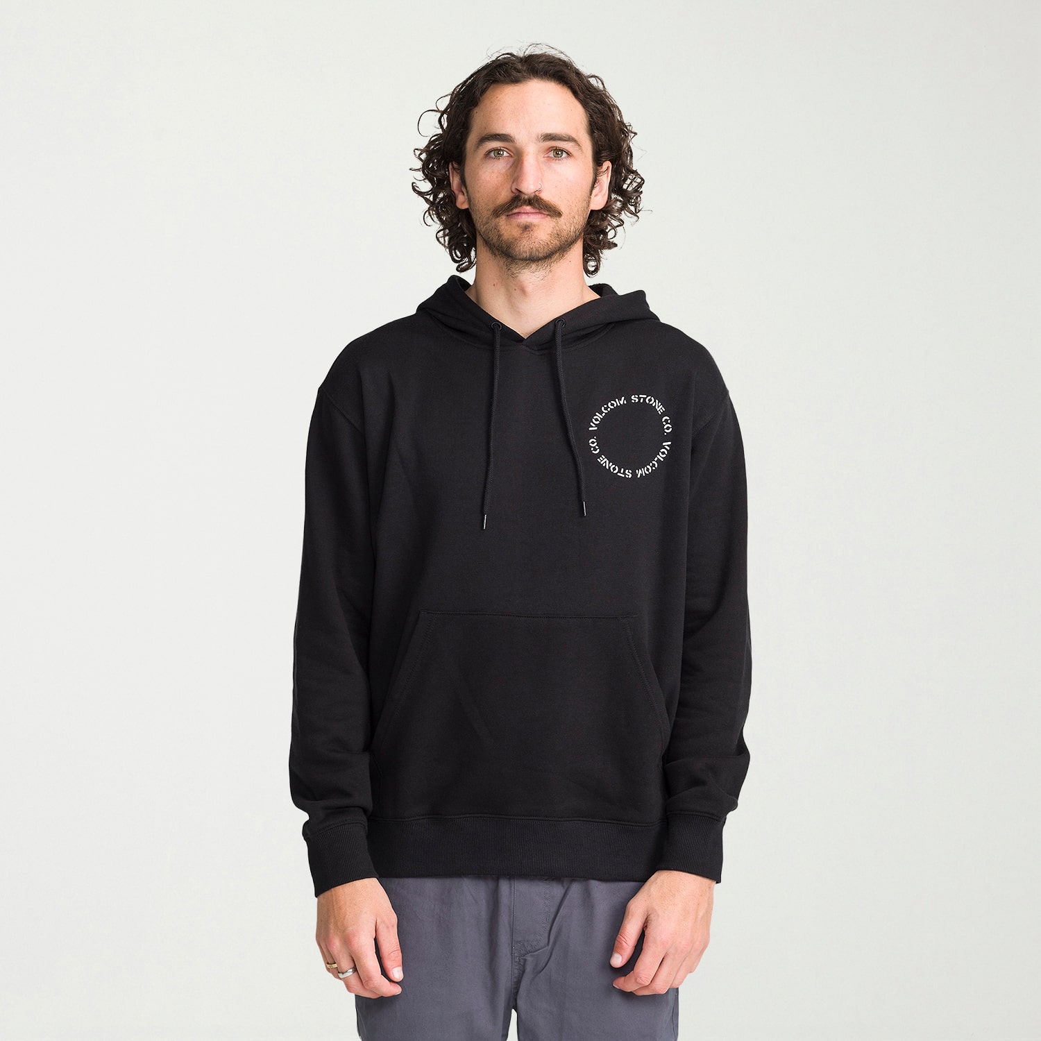 VOLCOM Mens Long Sleeve Fleece Hoodie