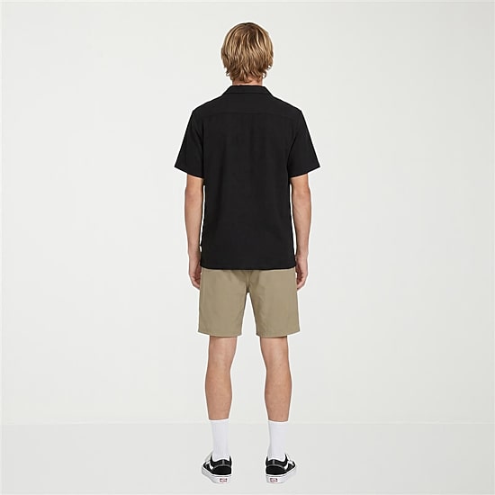 VOLCOM Mens Short Sleeve Camp Shirt