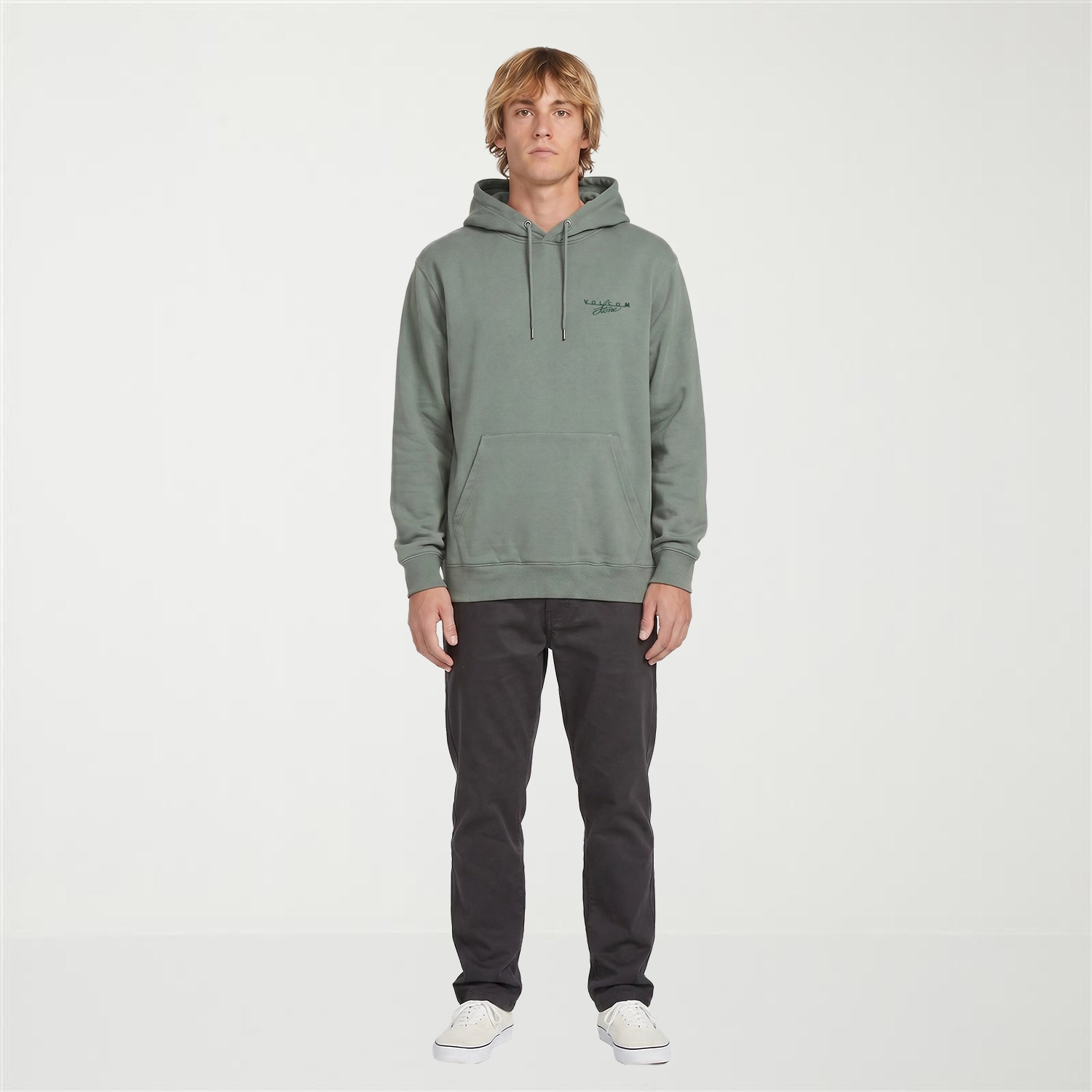 VOLCOM Mens Long Sleeve Fleece Hoodie