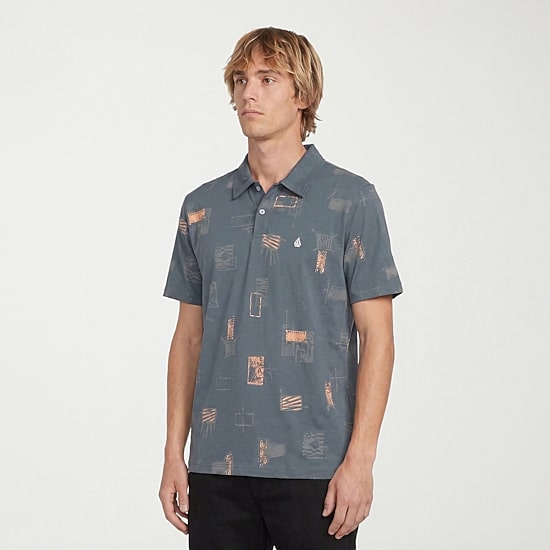 VOLCOM Mens Regular Fit Short Sleeve Polo Shirt
