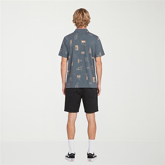 VOLCOM Mens Regular Fit Short Sleeve Polo Shirt