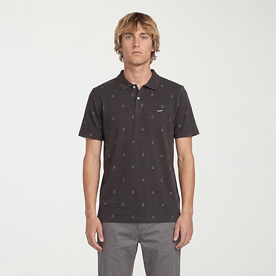 VOLCOM Mens Regular Fit Short Sleeve Polo Shirt
