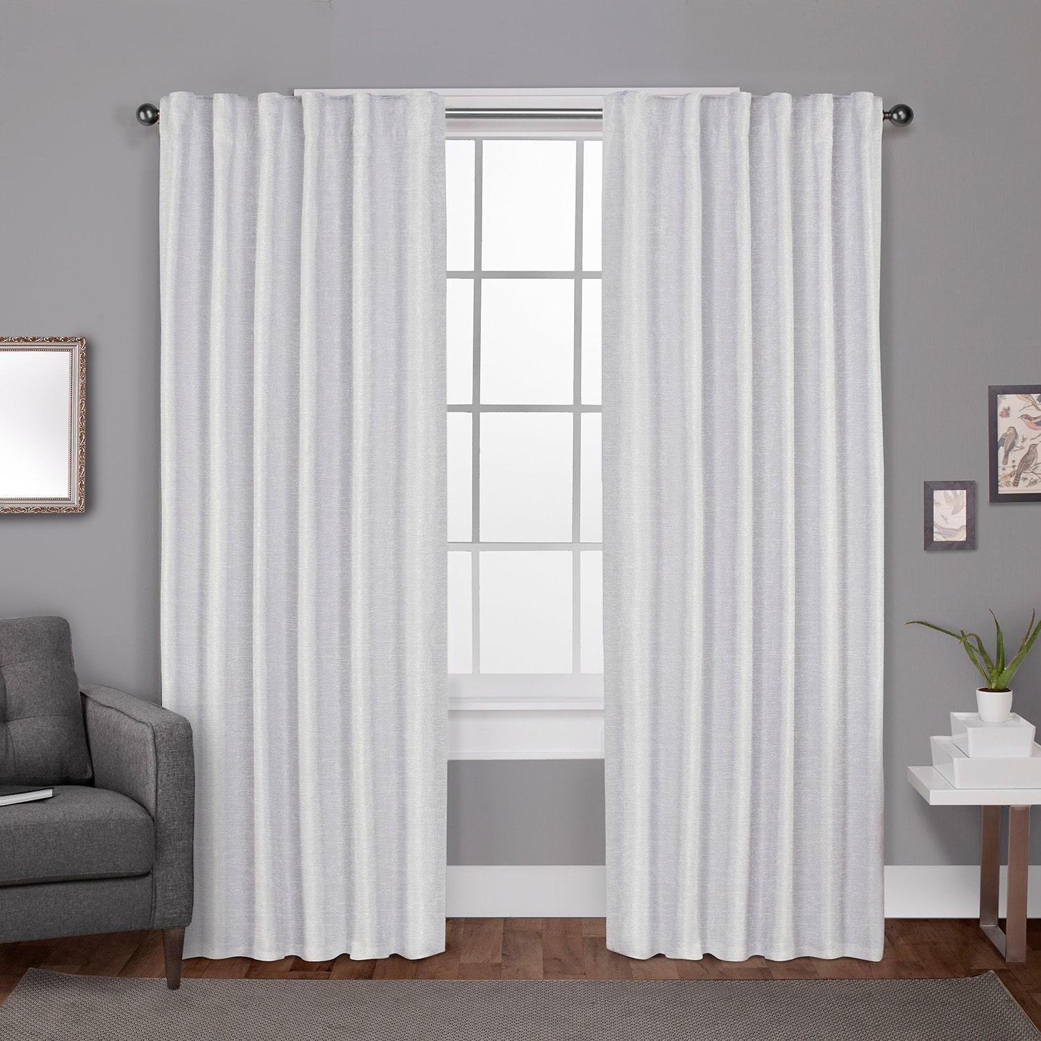 Exclusive Home Curtains Zeus Tab Top Blackout Set of 2 Curtain Panel