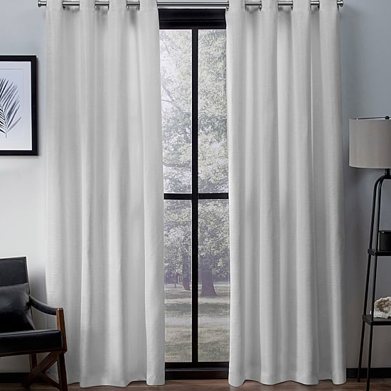 Exclusive Home Curtains Virenze Grommet Top Light-Filtering Set of 2 Curtain Panel