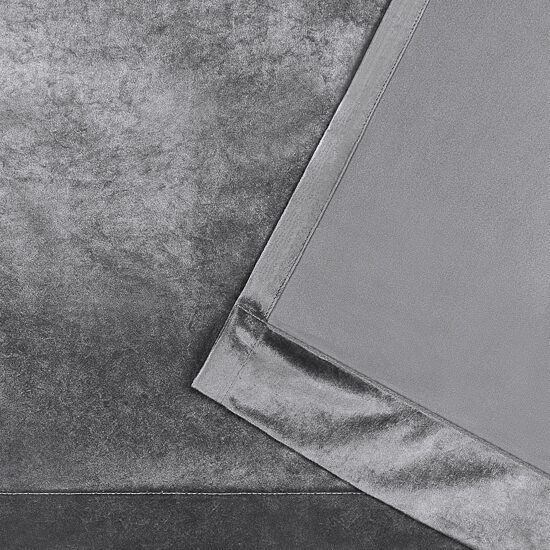 Exclusive Home Curtains Velvet Grommet Top Light-Filtering Set of 2 Curtain Panel