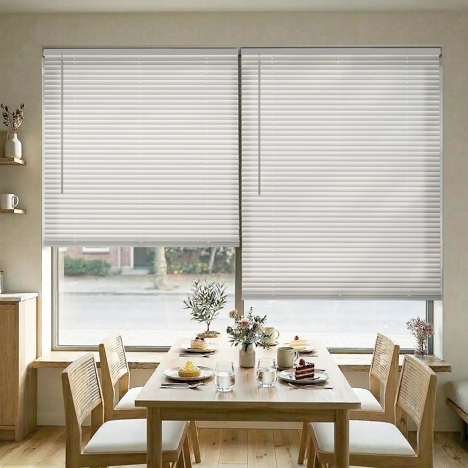 1" Cut-To-Width Room Darkening Cordless Mini Blind