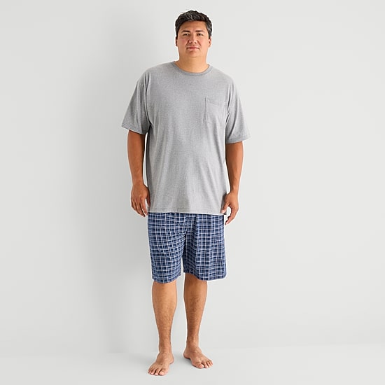 Stafford Mens Big and Tall Pajama Shorts