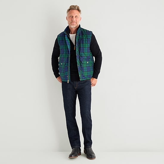 St. John's Bay Brushed Mens Heavyweight Quilted Vest