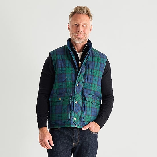 St. John's Bay Brushed Mens Heavyweight Quilted Vest