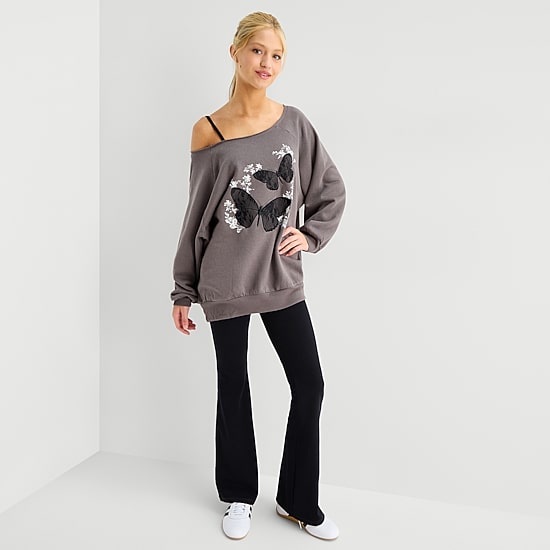 Arizona Womens Juniors Flare Lounge Pant
