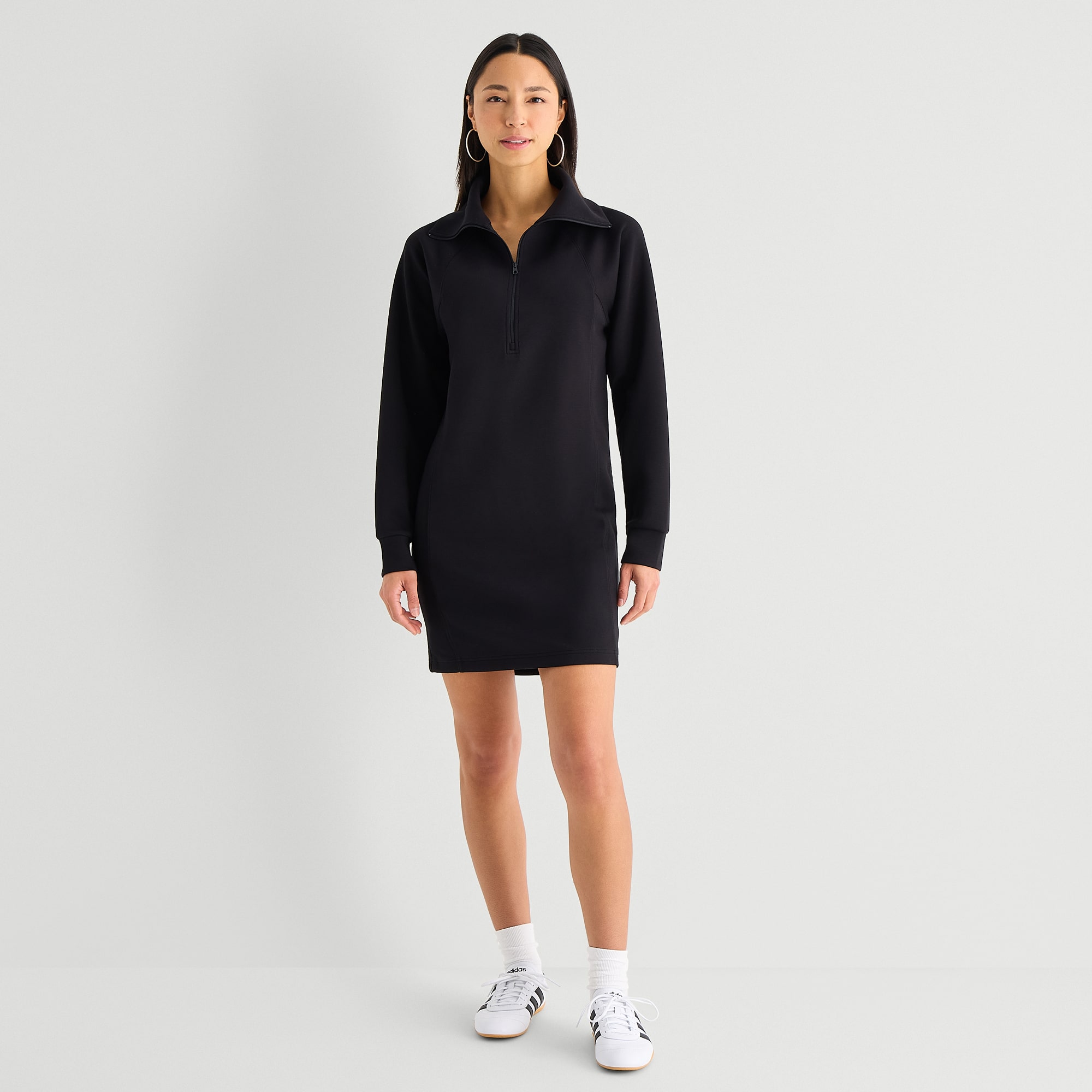 Stylus Womens Long Sleeve A-Line Dress
