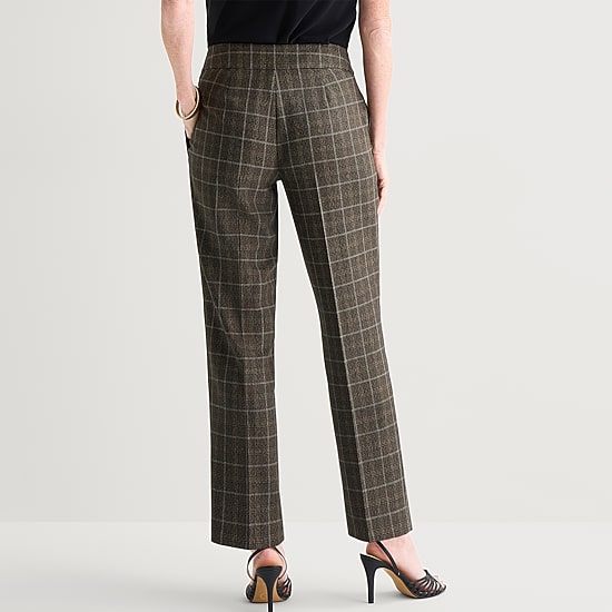 Black Label by Evan-Picone Womens Classic Fit Straight Suit Pant