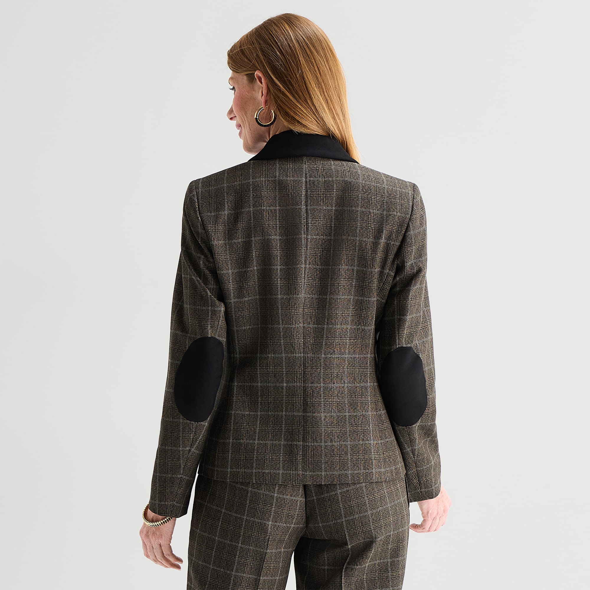 Black Label by Evan-Picone Womens Classic Fit Suit Jacket