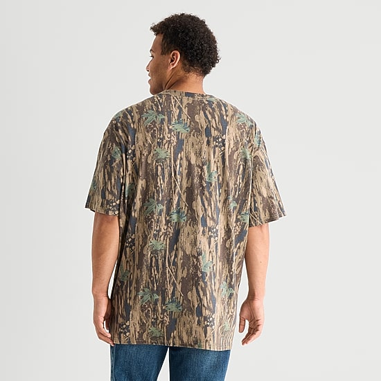 Arizona Mens Crew Neck Short Sleeve Big and Tall T-Shirt