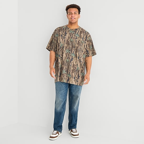 Arizona Mens Crew Neck Short Sleeve Big and Tall T-Shirt