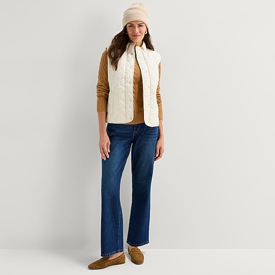 St. John's Bay Womens Quilted Vest