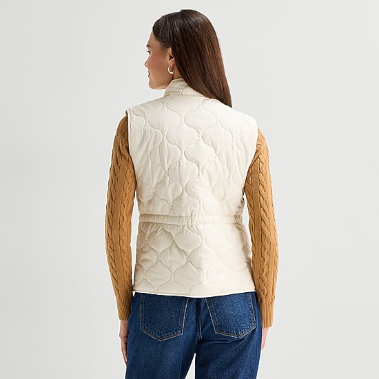 St. John's Bay Womens Quilted Vest