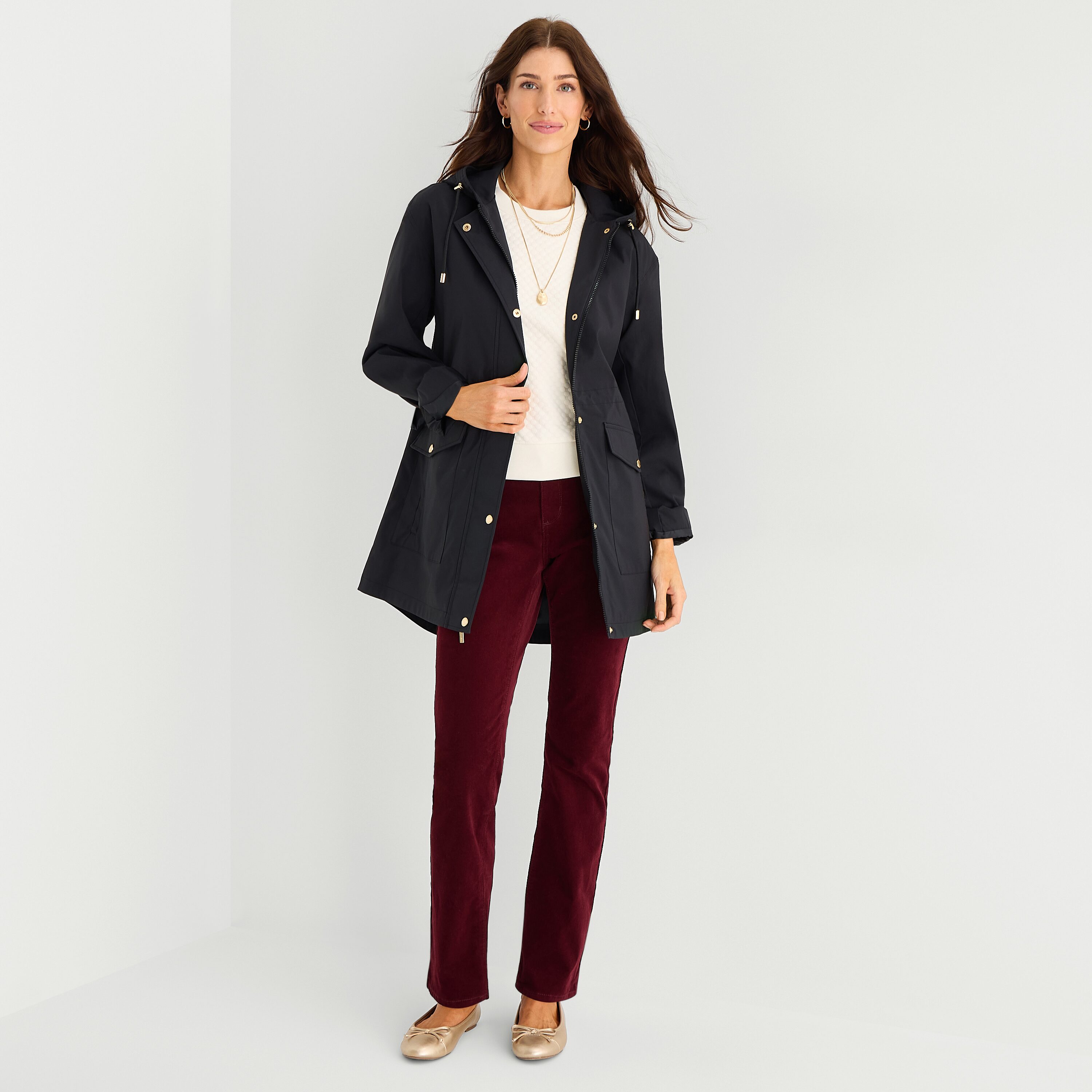 Gallery Womens Midweight Raincoat