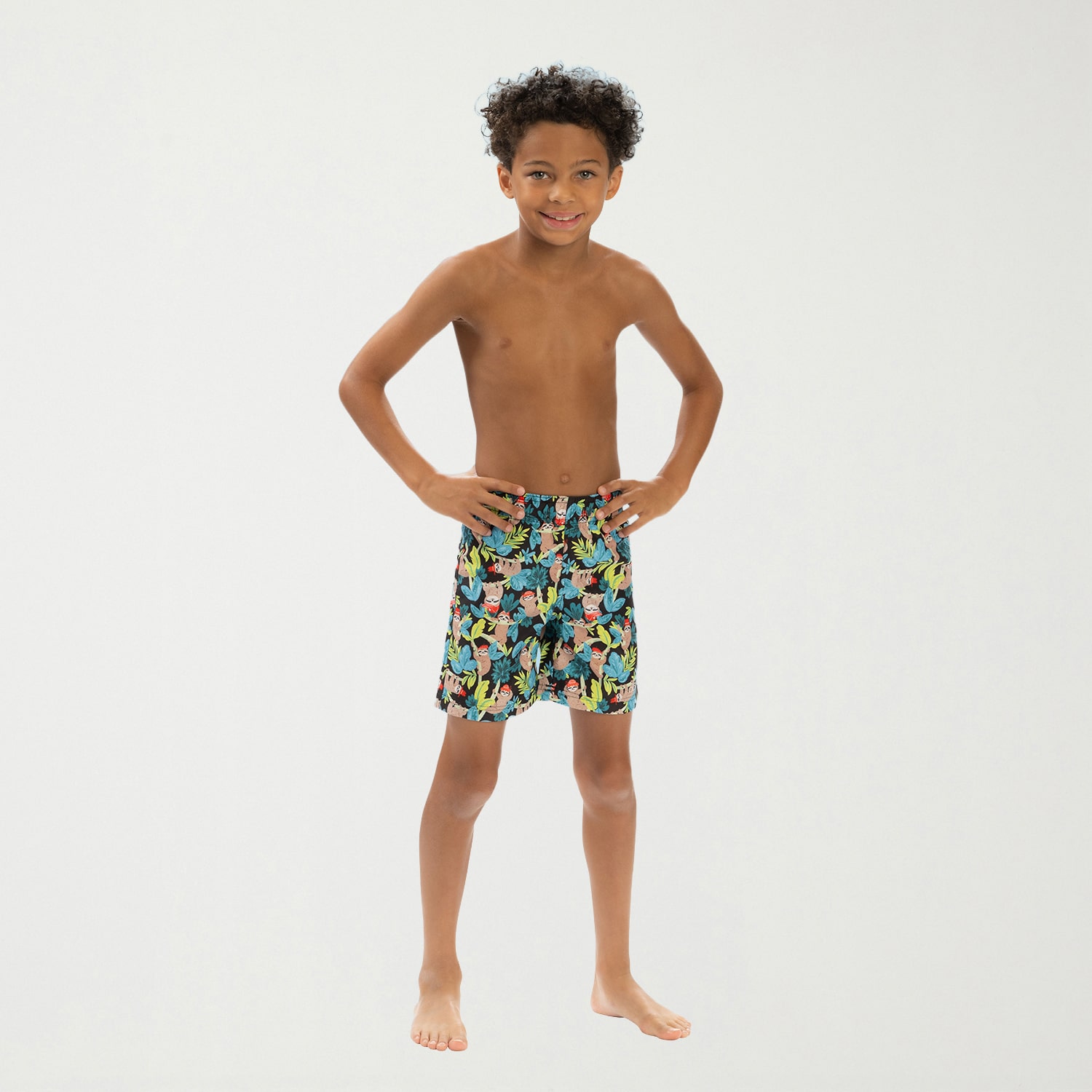 Dolfin Toddler & Little Boys Printed Swim Trunks