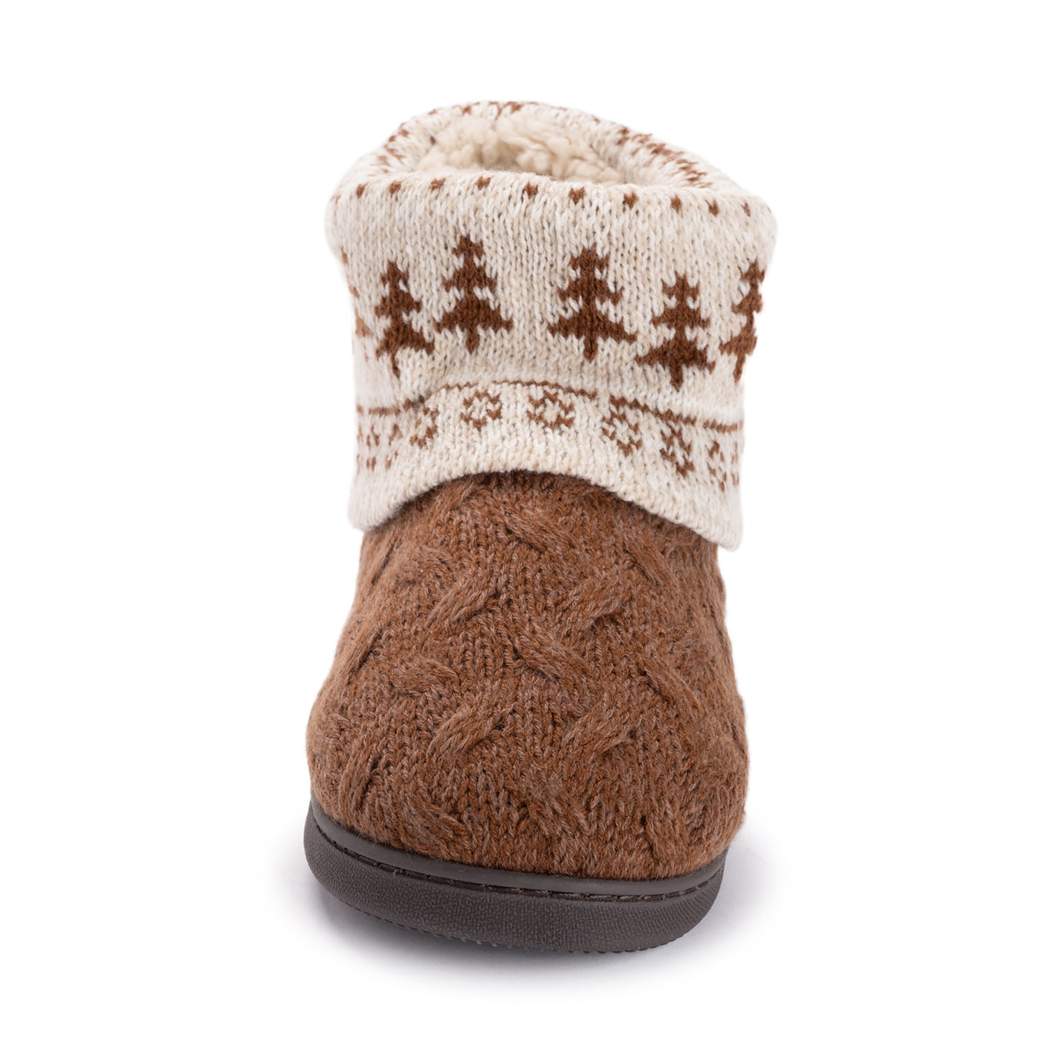 Muk Luks Ml F 26 Ds Slippers Womens Memory Foam Slip Resistant Bootie