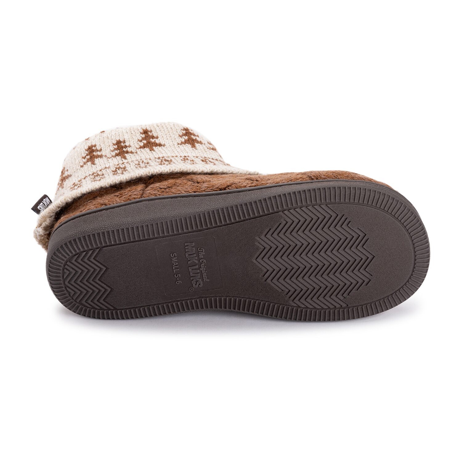 Muk Luks Ml F 26 Ds Slippers Womens Memory Foam Slip Resistant Bootie