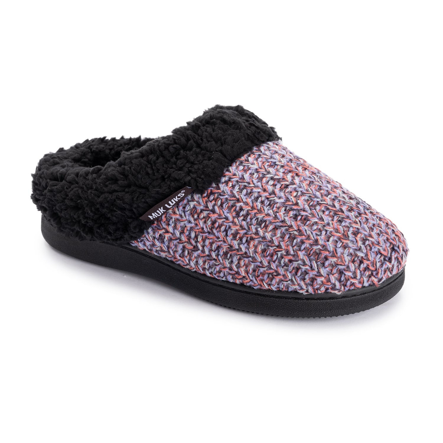 Muk Luks Ml F 26 Ds Slippers Womens Memory Foam Slip Resistant Clog