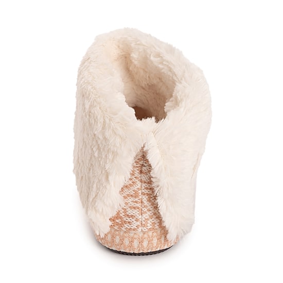 Muk Luks Womens Memory Foam Slip Resistant Bootie Slippers