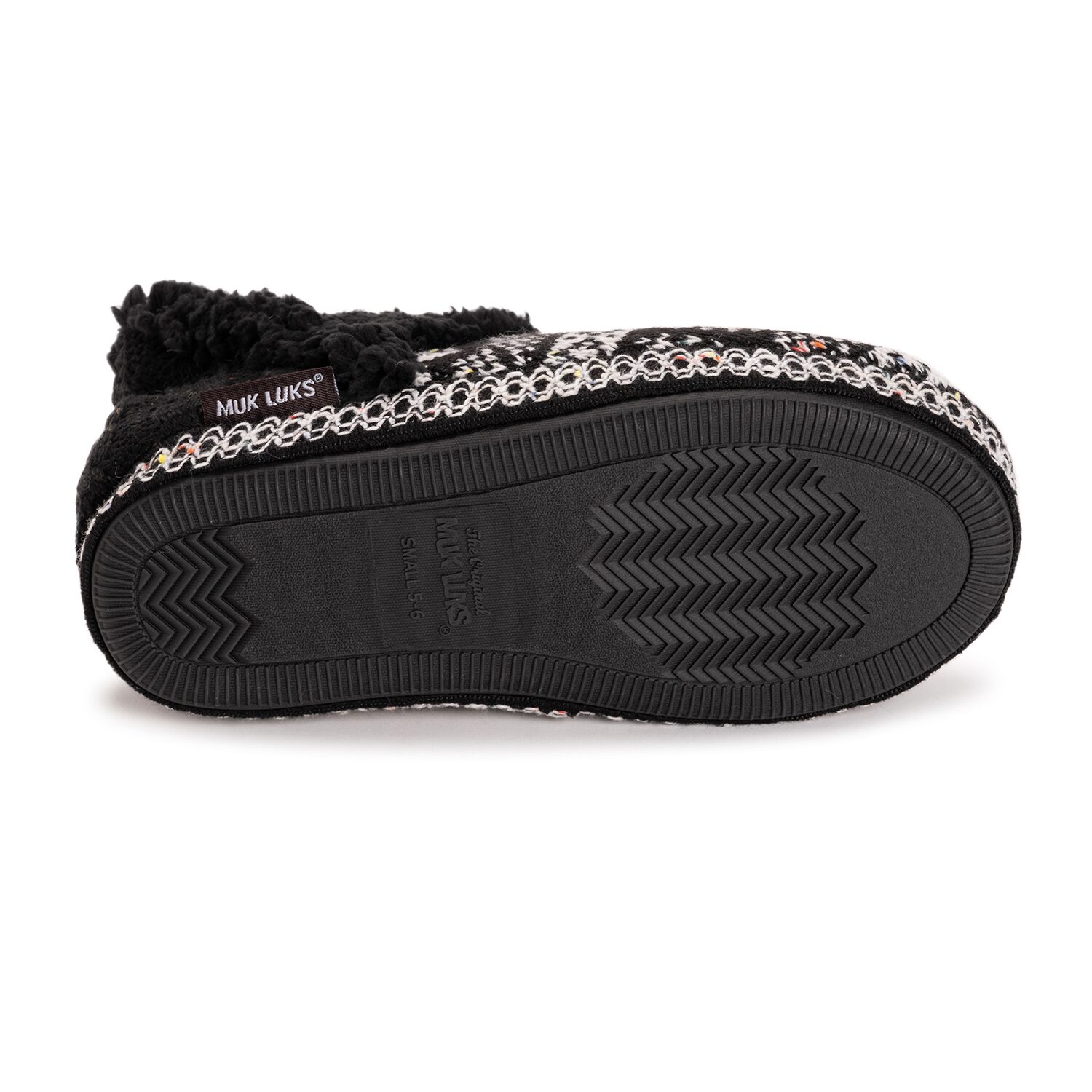 Muk Luks Ml F 26 Ds Slippers Womens Memory Foam Slip Resistant Slip-On