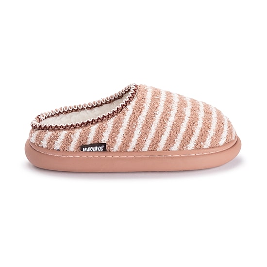 Muk Luks Womens Memory Foam Slip Resistant Clog Slippers