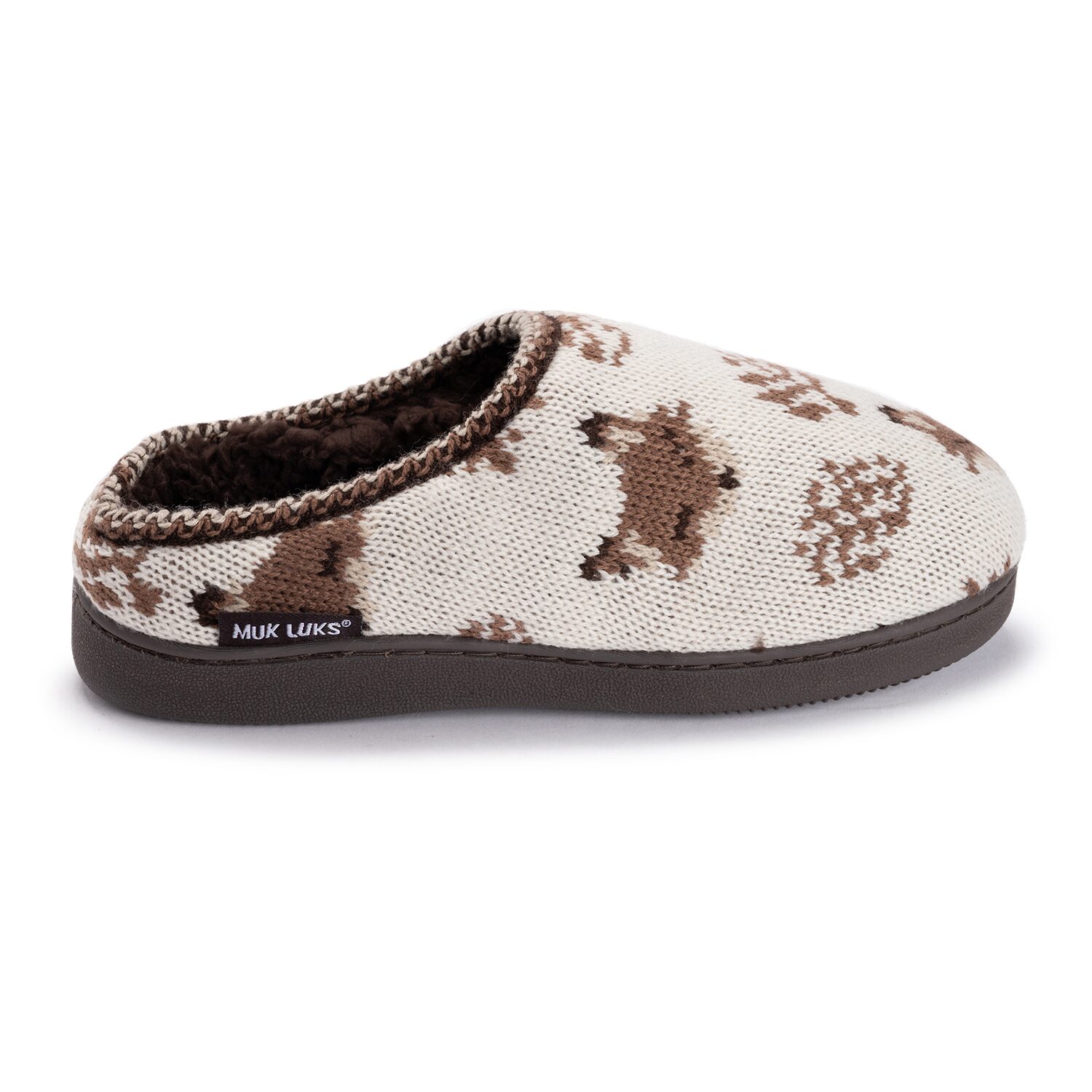 Muk Luks Ml F 26 Ds Slippers Womens Memory Foam Slip Resistant Clog