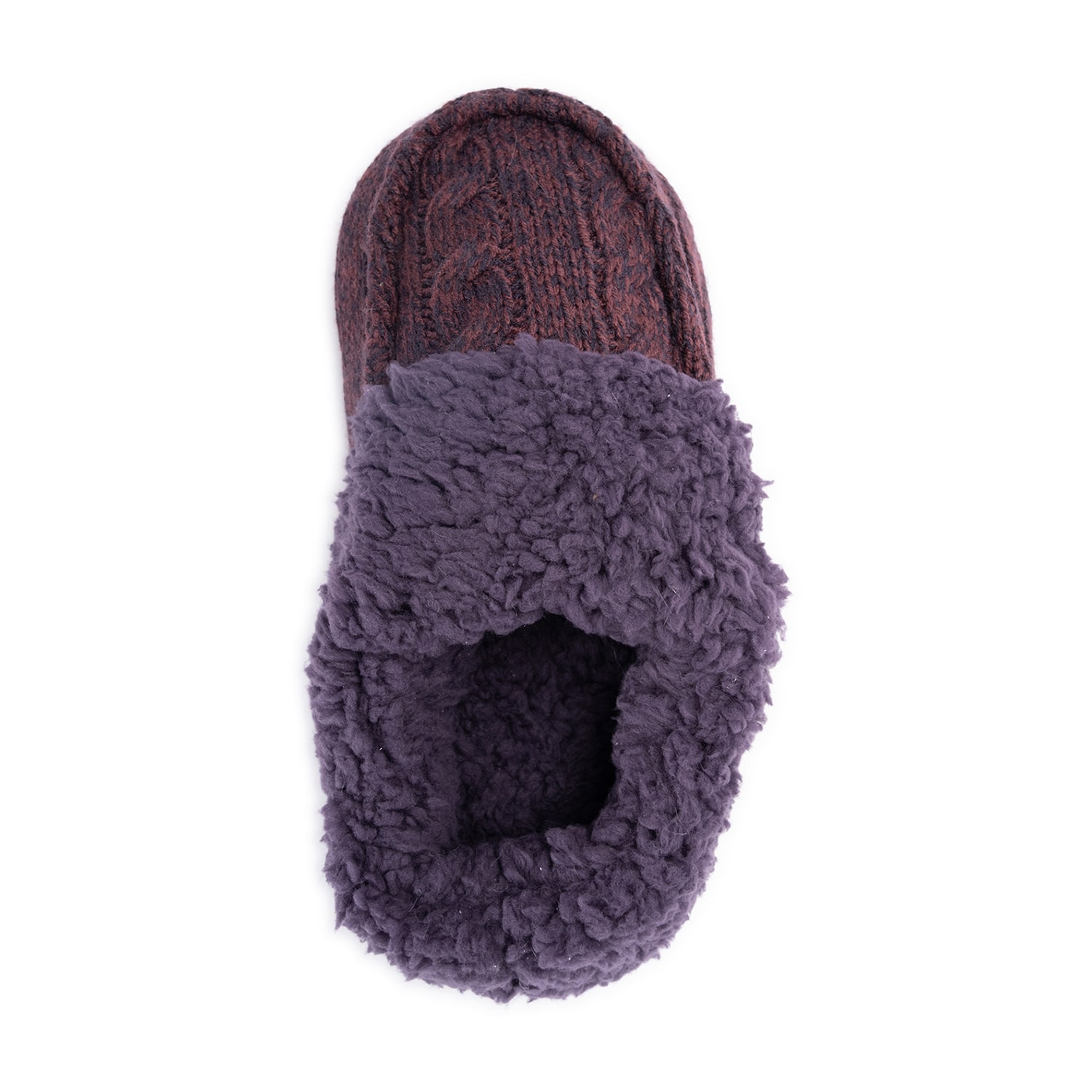 Muk Luks Ml F 26 Ds Slippers Womens Memory Foam Slip Resistant Slip-On