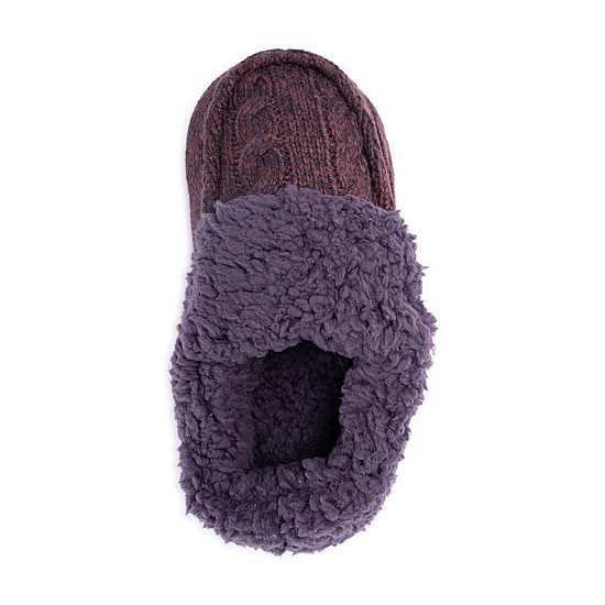 Muk Luks Womens Memory Foam Slip Resistant Slip-On Slippers