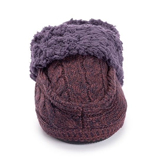 Muk Luks Womens Memory Foam Slip Resistant Slip-On Slippers