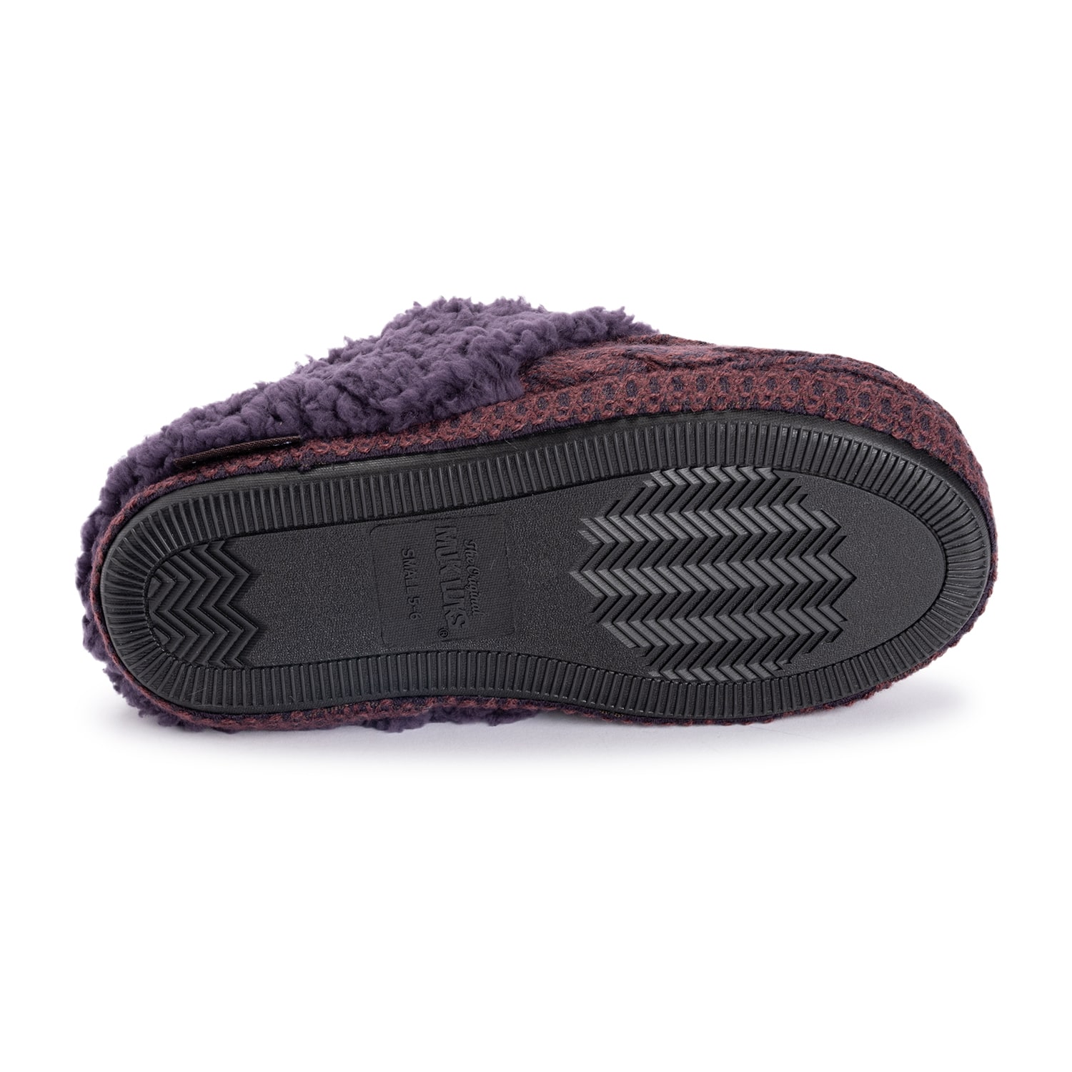 Muk Luks Ml F 26 Ds Slippers Womens Memory Foam Slip Resistant Slip-On