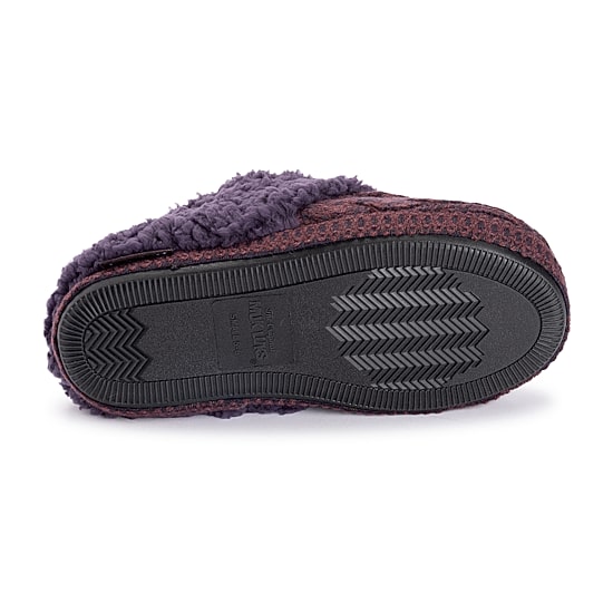 Muk Luks Womens Memory Foam Slip Resistant Slip-On Slippers