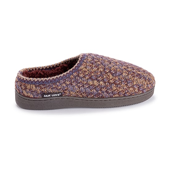 Muk Luks Womens Memory Foam Slip Resistant Clog Slippers