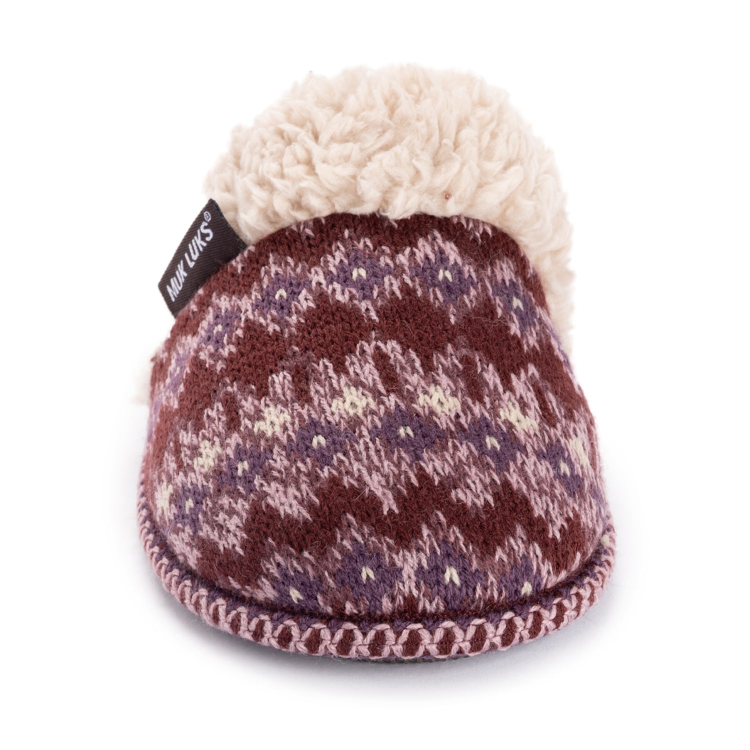 Muk Luks Ml F 26 Ds Slippers Womens Memory Foam Slip Resistant Slip-On