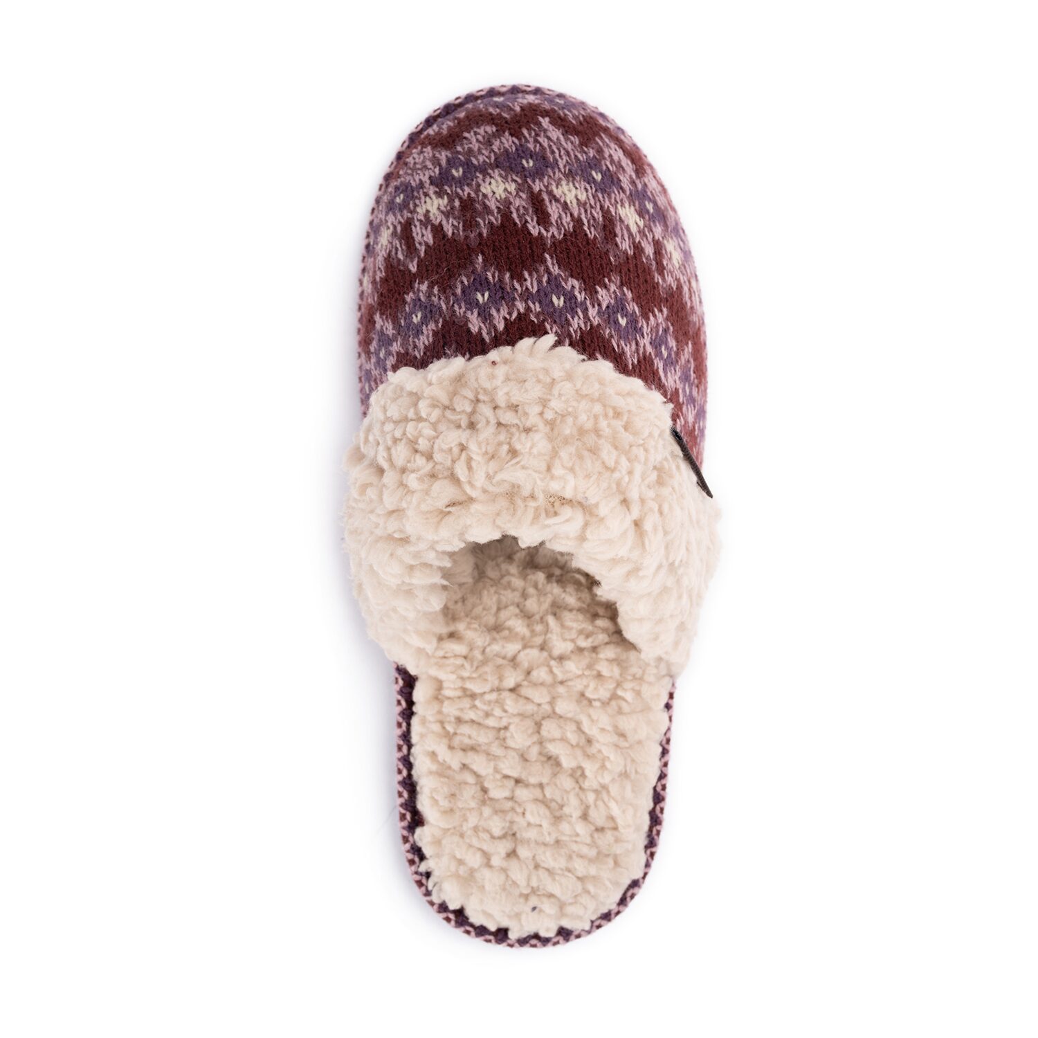 Muk Luks Ml F 26 Ds Slippers Womens Memory Foam Slip Resistant Slip-On