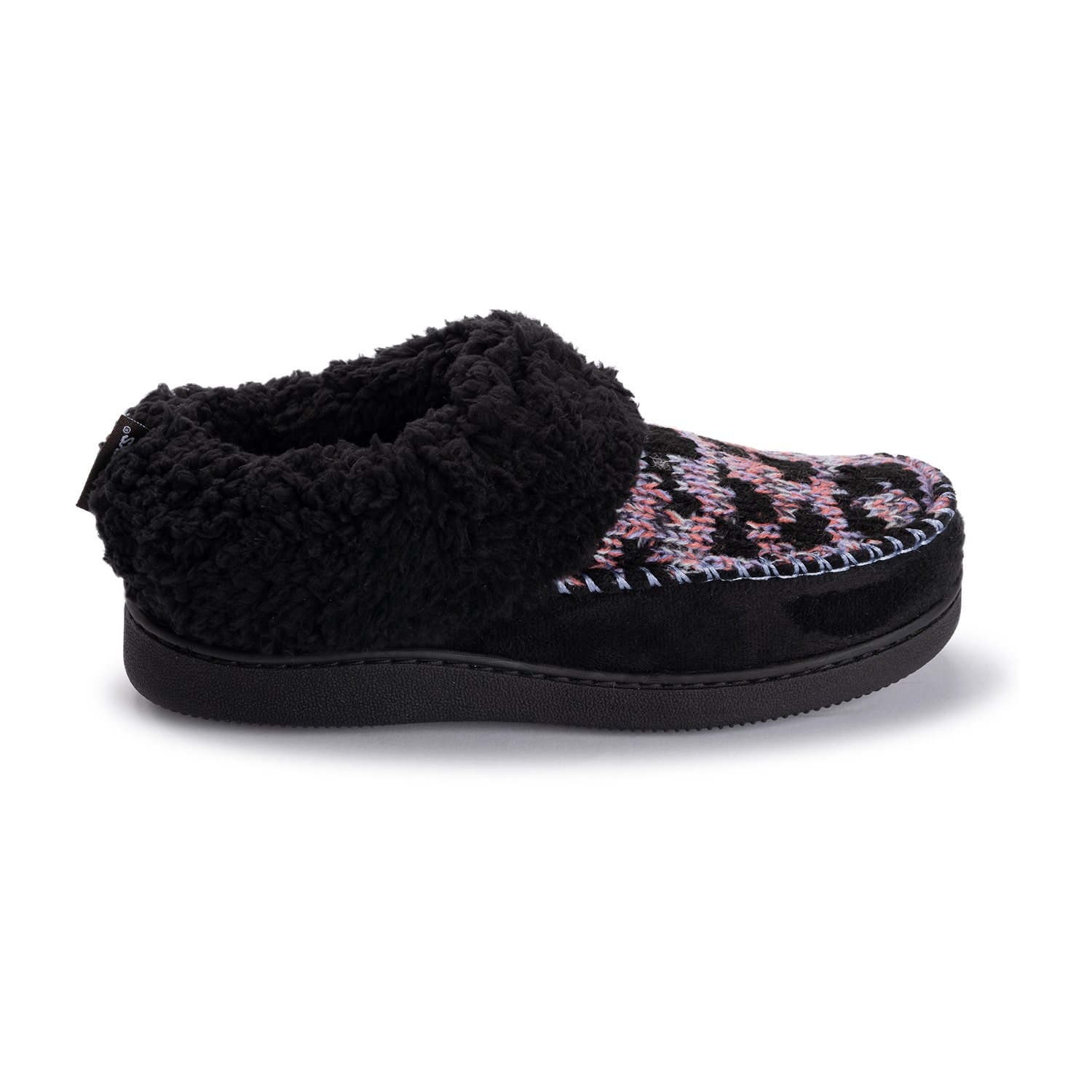 Muk Luks Ml F 26 Ds Slippers Womens Memory Foam Slip Resistant Slip-On