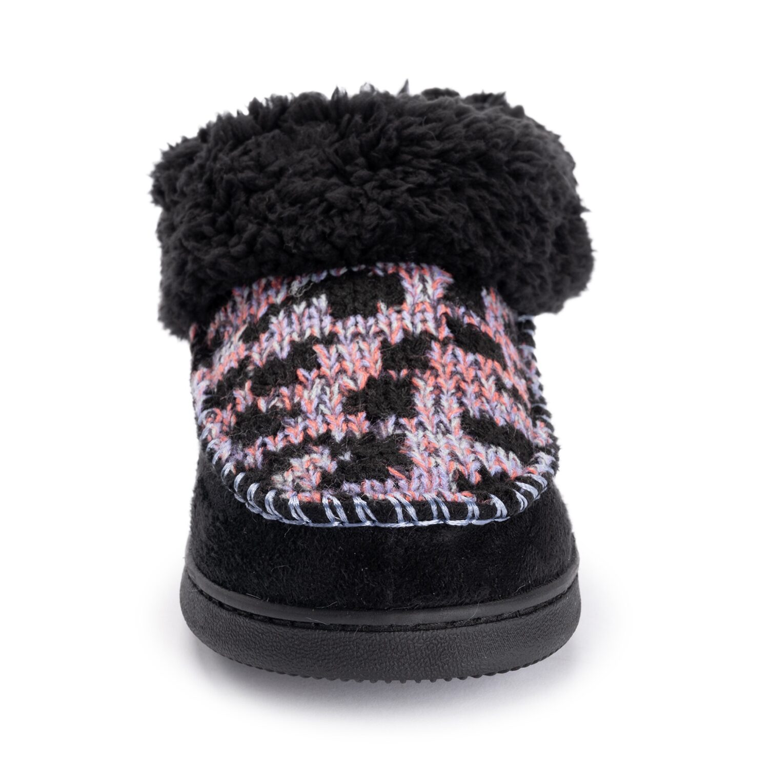 Muk Luks Ml F 26 Ds Slippers Womens Memory Foam Slip Resistant Slip-On