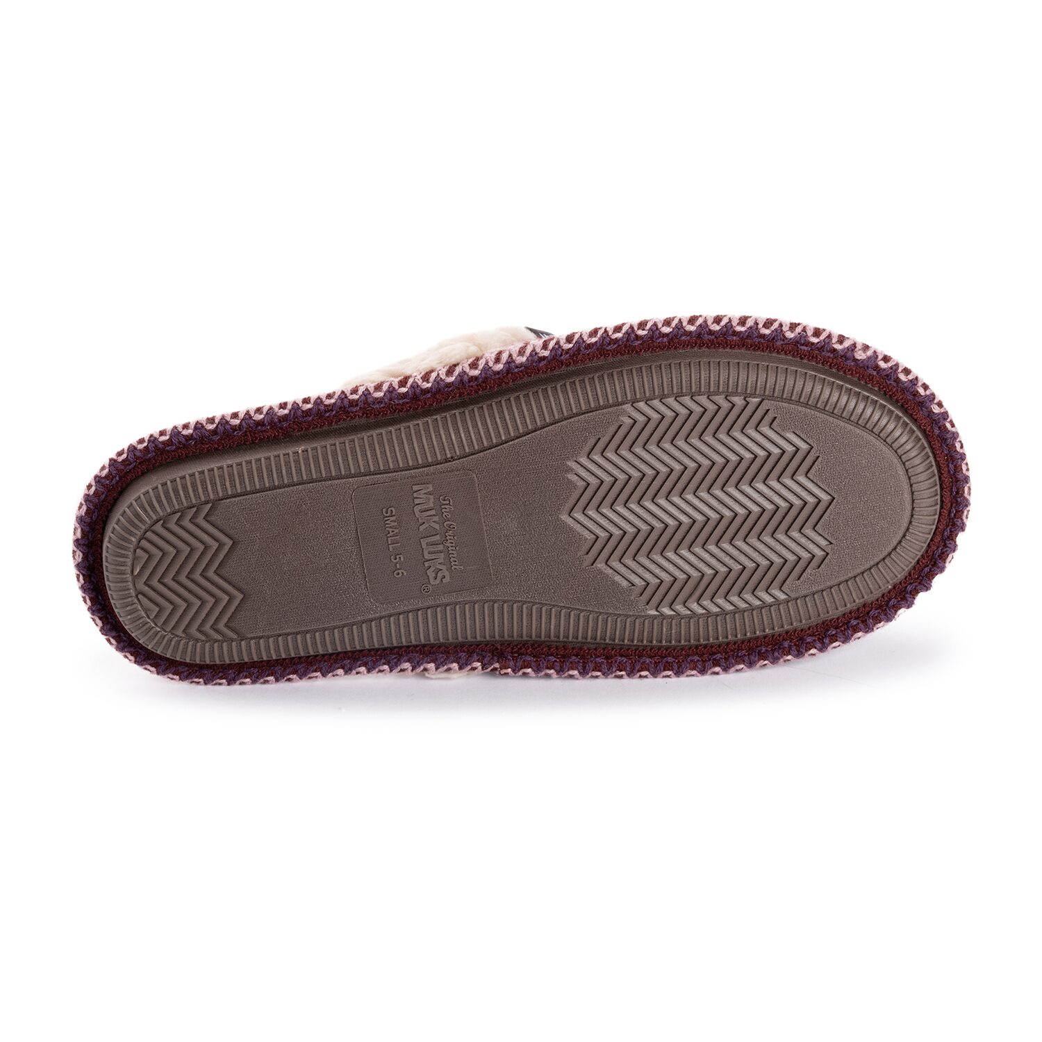 Muk Luks Ml F 26 Ds Slippers Womens Memory Foam Slip Resistant Slip-On