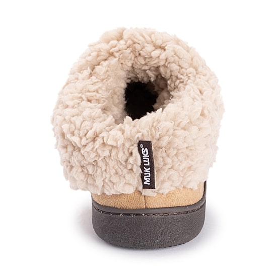 Muk Luks Womens Memory Foam Slip Resistant Slip-On Slippers