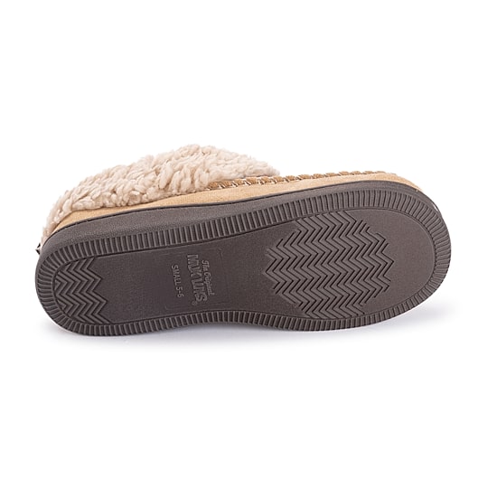 Muk Luks Womens Memory Foam Slip Resistant Slip-On Slippers