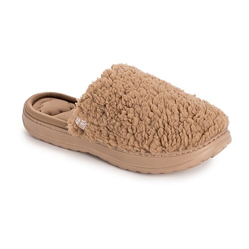 Muk Luks ml F 26 Ds Slippers Womens Memory Foam Slip Resistant Slip-on Slippers In Green