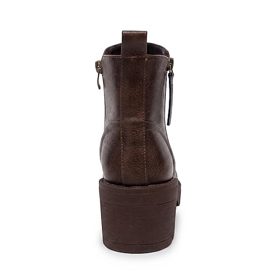 Pop Womens Elspeth Block Heel Booties