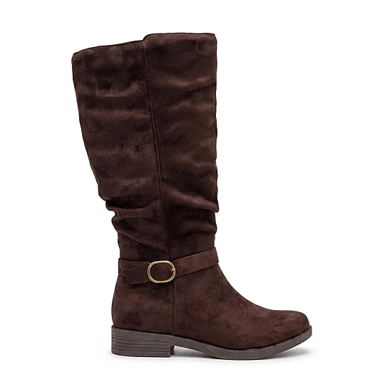 Pop Womens Kayley Flat Heel Slouch Boots